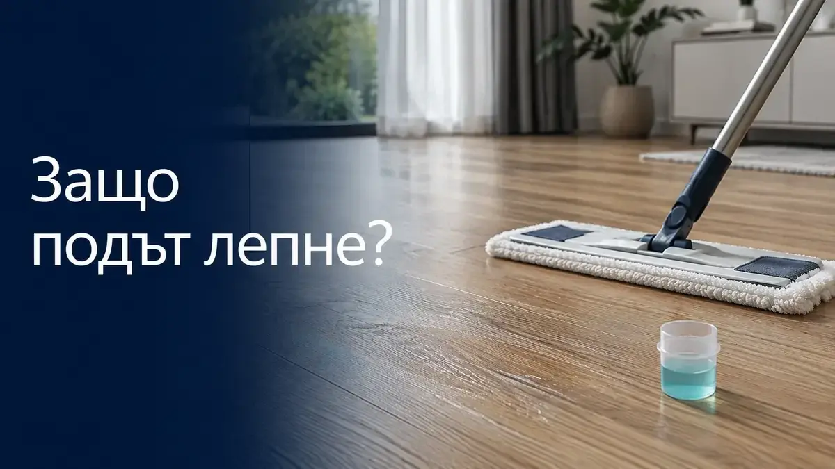Защо подът остава лепкав след измиване и как да го почистим правилно Защо подът остава лепкав след измиване и как да го почистим правилно